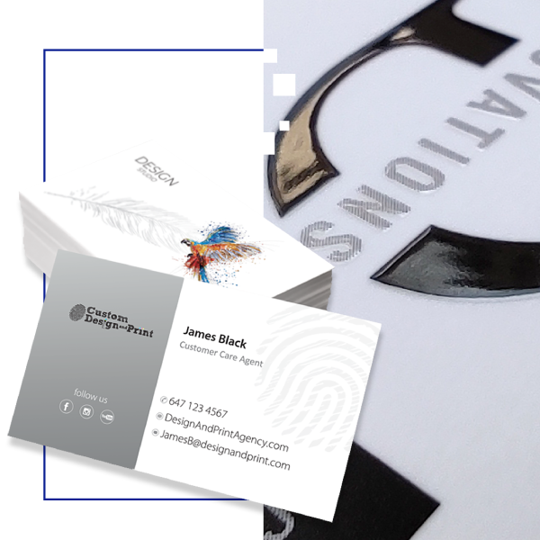 Business Cards | Laminated | Raised UV