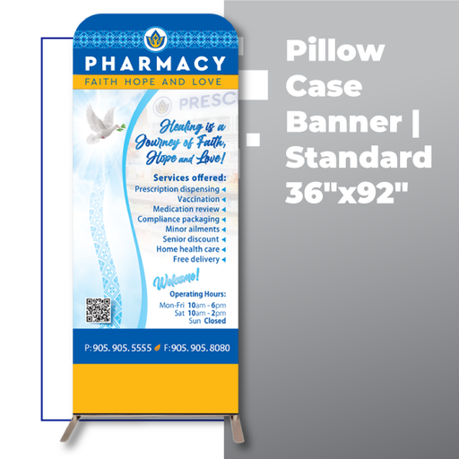 Pillow Case Banner | Standard 36"x92" 