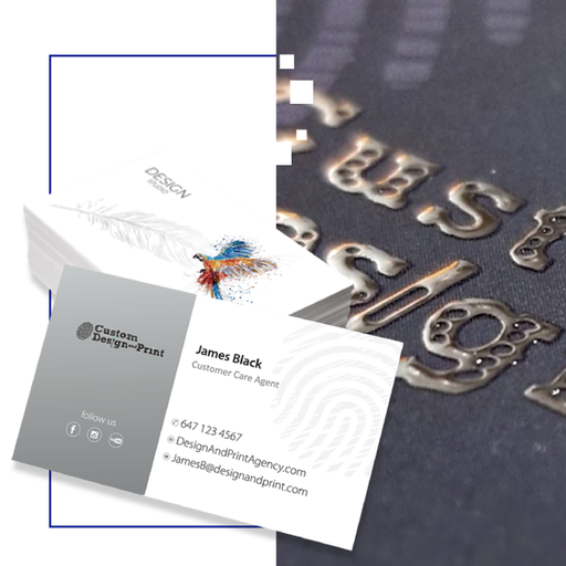 Business Cards | Laminated | Raised Foil